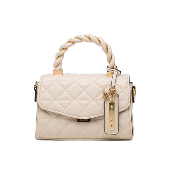 Borsa a mano beige trapuntata da donna ALDO Ribands, Borse e accessori Donna, SKU b512000652, Immagine 0